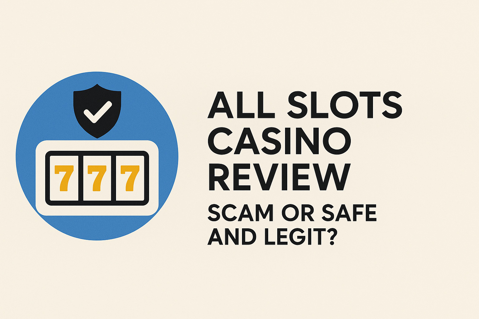 All Slots Casino Review – Scam or Safe and Legit?