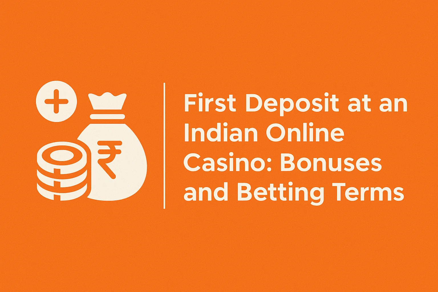 First Deposit at an Indian Online Casino: Bonuses and Betting Terms